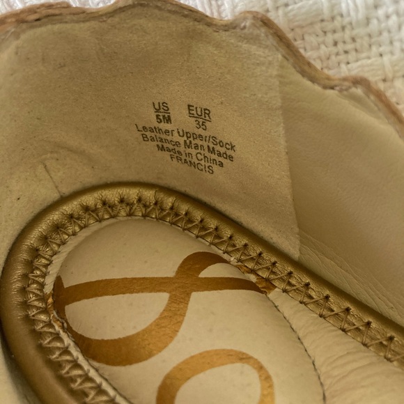 Sam Edelman Francis ballerina flats in Rose gold 5 - Picture 7 of 9